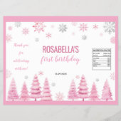 ウィンタースノーフレーク1stバースデーチップバッグラッパー チラシ (正面)