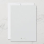 ウィンタースノーブライダルシャワー招待状 招待状 (裏面)