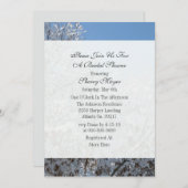 ウィンタースノーブライダルシャワー招待状 招待状 (正面/裏面)