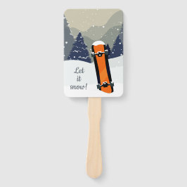 ウィンタースノーボードカスタム文字ハンドファン ハンドファン