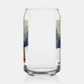 ウィンタースノーボード名前をカスタムする ガラス缶 (左)