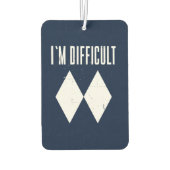 ウィンタースノーマウンテンズスポーツバケーションカスタム カーエアーフレッシュナー (裏面)