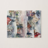 ウィンタースノーマウンテンビレッジジグソーパズル ジグソーパズル (横)