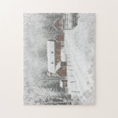 ウィンタースノーレッドバーンファーム ジグソーパズル (縦)