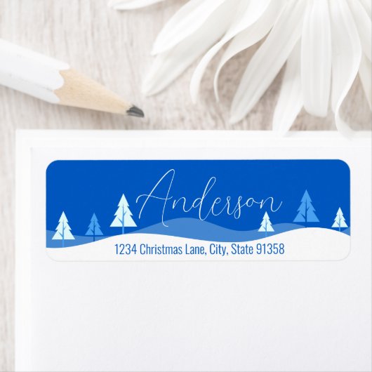 ウィンタースノー差出人住所ラベル ラベル (インサイチュ)