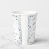 ウィンタースノー・イン・ラブ スノーフレーク ブライダルシャワー 紙コップ (右)