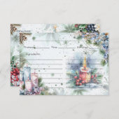 ウィンタースパイスレシピカード エンクロージャーカード (正面/裏面)