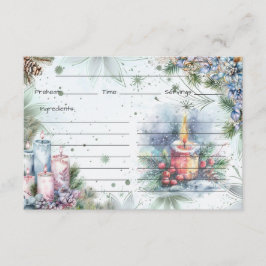 ウィンタースパイスレシピカード エンクロージャーカード