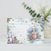 ウィンタースパイスレシピカード エンクロージャーカード (スタンド正面)