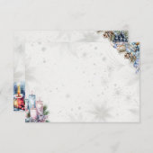 ウィンタースパイス基本空白のレシピカード エンクロージャーカード (正面/裏面)