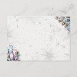 ウィンタースパイス基本空白のレシピカード エンクロージャーカード