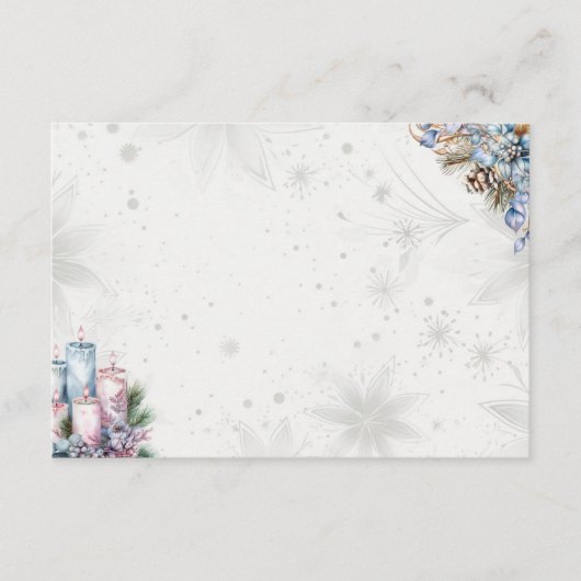 ウィンタースパイス基本空白のレシピカード エンクロージャーカード (正面)