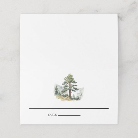 ウィンタースプレンダークリスマスホリデーパーティー プレイスカード (外部開封)