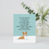 ウィンタースペシャルコーギーイベントのお知らせ 招待状 (スタンド正面)