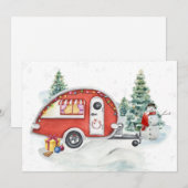 ウィンタースペシャル RV キャンピングカー  キャンプ 雪 シーズンカード (正面/裏面)
