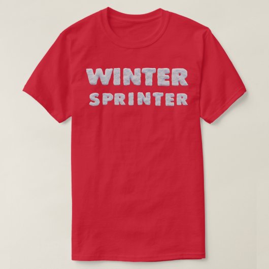 ウィンタースポーツウィンタースプリングスキー Tシャツ (デザイン正面)