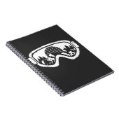 ウィンタースポーツスキースノーボード雪景色ゴーグル ノートブック (右側)