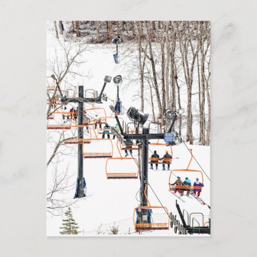 ウィンタースポーツスキー ポストカード (正面)