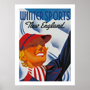 ウィンタースポーツニューイングランド ポスター