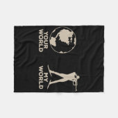 ウィンタースポーツバイアスロン フリースブランケット (正面(横))