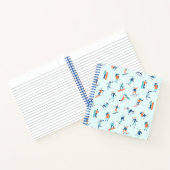 ウィンタースポーツパターン ノートブック (内部)