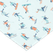 ウィンタースポーツパターン ミディアムテーブルランナー (コーナー)