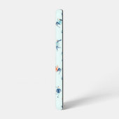 ウィンタースポーツパターン SAMSUNG GALAXYケース (左側面)