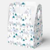 ウィンタースポーツホリデーおもしろいパターン フェイバーボックス (オープン)