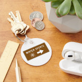 ウィンタースポーツロードサインキーチェーン キーホルダー