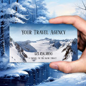 ウィンタースポーツ旅行代理店名刺 名刺