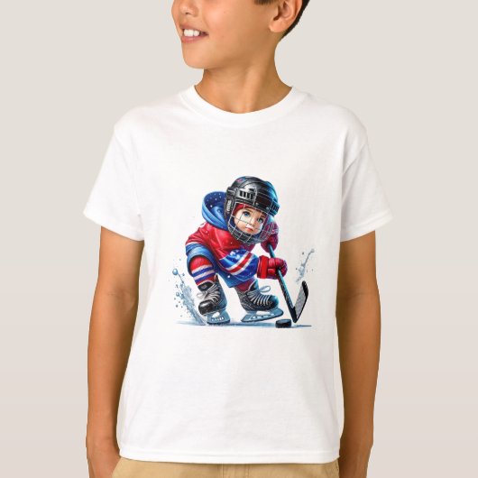 ウィンタースポーツ キッズTシャツ Tシャツ (正面)