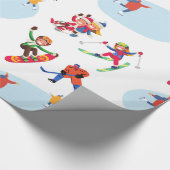ウィンタースポーツ ラッピングペーパー (角)