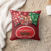 ウィンタースリープオーバーバースデーパジャマパーティー クッション (ブランケット)