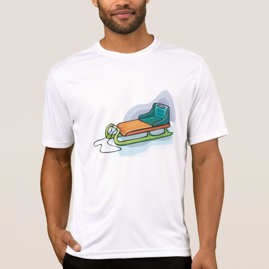 ウィンタースレッド楽しさ スノースレッド Tシャツ (正面)