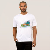 ウィンタースレッド楽しさ スノースレッド Tシャツ (正面フル)