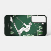 ウィンタースロープ銀河系プレミアムケース SAMSUNG GALAXYケース (裏面横)