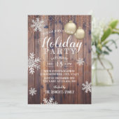 ウィンタース素朴ノーフレークスホリデーパーティー 招待状 (スタンド正面)