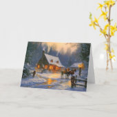 ウィンターズウォームアンドホリデーグレース カード (黄色い花)