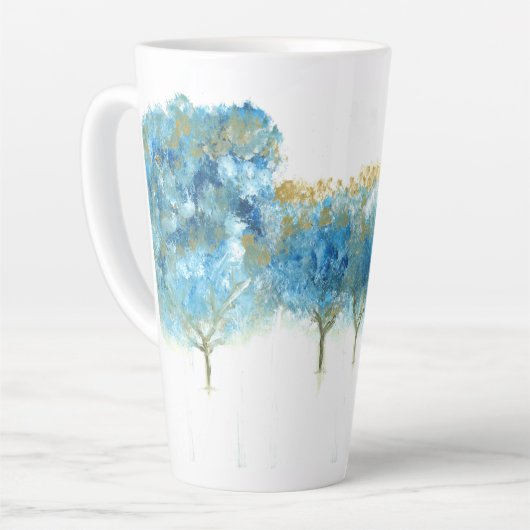 ウィンターズグラシャーシャルブルーラテマグ カフェラテマグ (左アングル)