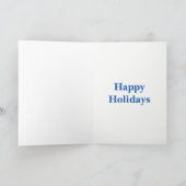 ウィンターズスノーフレーククリスマスホリデーズクリスマスデザイン シーズンカード (内部)