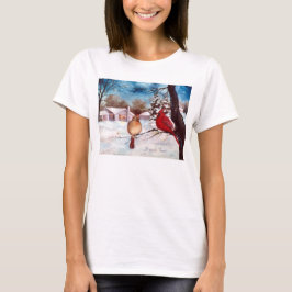 ウィンターズセレニティ（鳥）ショウジョウコウカンチョウTシャツ Tシャツ