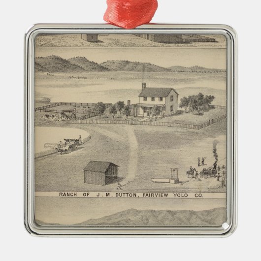 ウィンターズダットンランチ メタルオーナメント (正面)