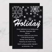 ウィンターズナイトパーティの招待状 招待状 (正面/裏面)