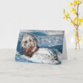 ウィンターズフェ疑問に思レット カード (黄色い花)