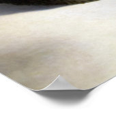 ウィンターズ静かウォーク、1月by Grant Wood ポスター (角)