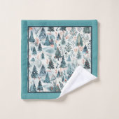 ウィンターセレニティフォレスト バスタオルセット (ウォッシュタオル)