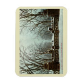 ウィンターセントラルパークNYヴィンテージc1910 マグネット (縦)