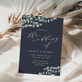 ウィンターセージ結婚式招待状 招待状