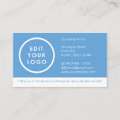 ウィンターセールの名刺 名刺 (裏面)