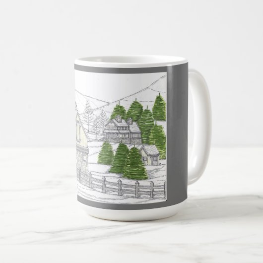 ウィンターソルティスファーム15ozマグ コーヒーマグカップ (正面右)